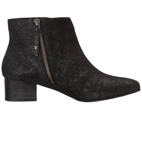 Trask Metallic Suede Booties - Picture 2 of 13